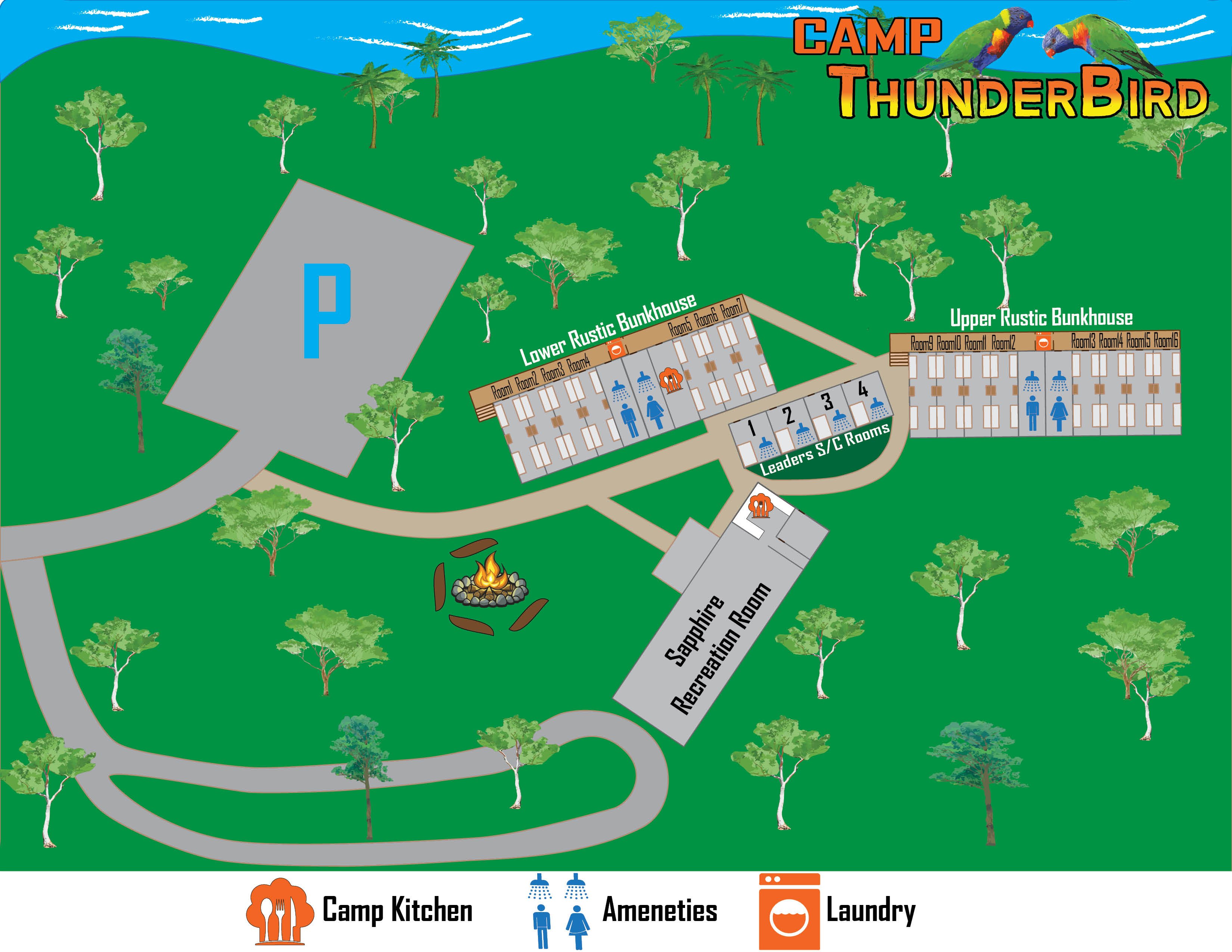 Thunderbird Park School Camps Gold Coast Tamborine Mountain, QLD